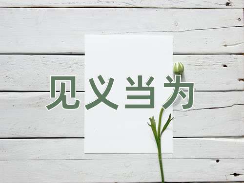 成语见义当为