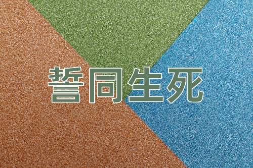 成语誓同生死