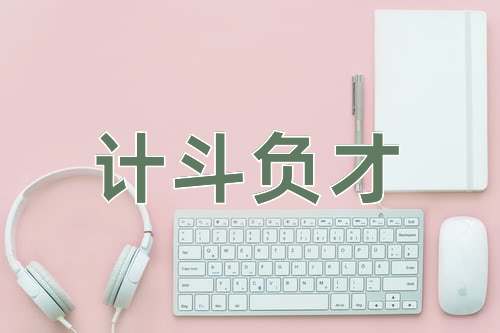 成语计斗负才