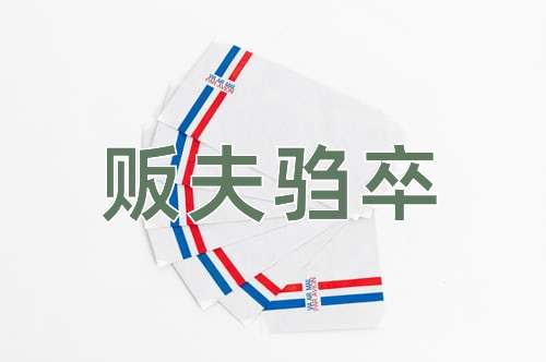 成语贩夫驺卒