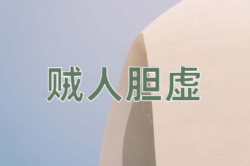 成语贼人胆虚