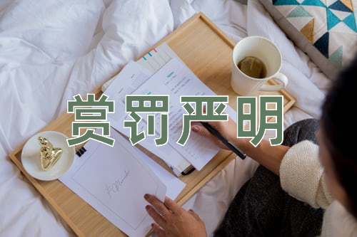 成语赏罚严明