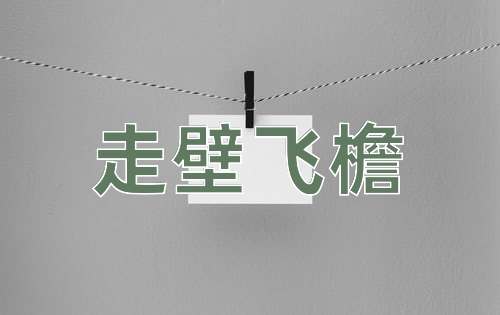 成语走壁飞檐