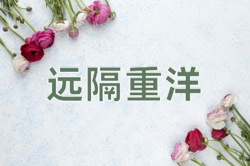 成语远隔重洋