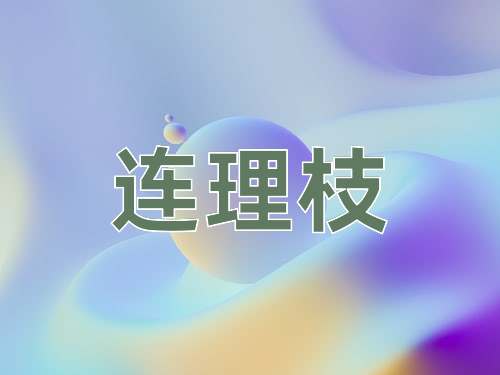成语连理枝