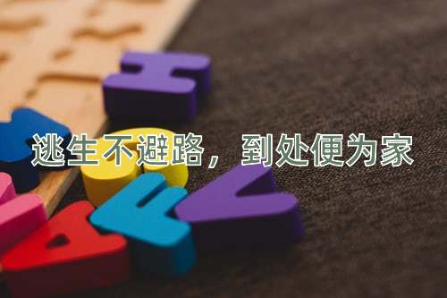 成语逃生不避路，到处便为家