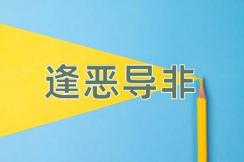 成语逢恶导非