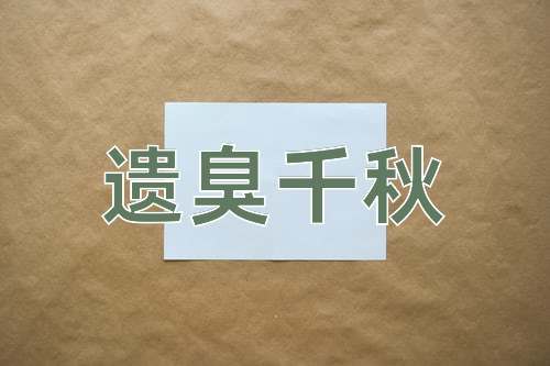 成语遗臭千秋