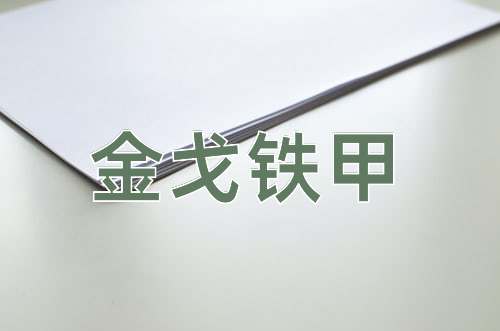 成语金戈铁甲