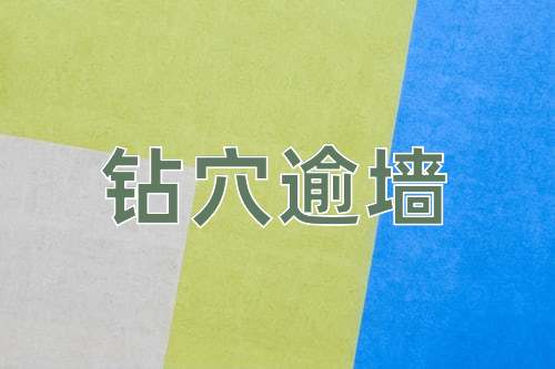 成语钻穴逾墙