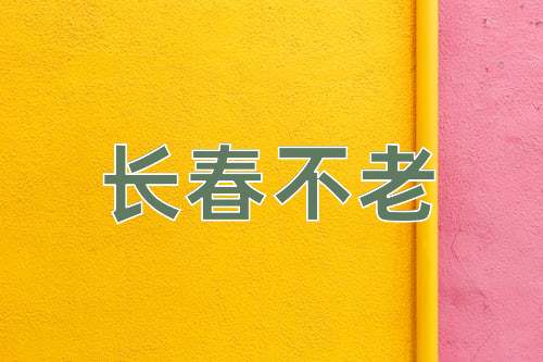 成语长春不老