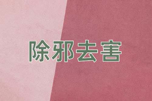 成语除邪去害