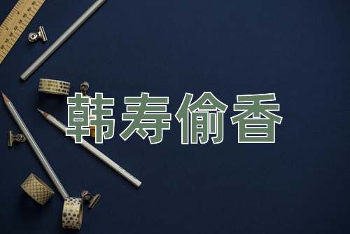 成语韩寿偷香