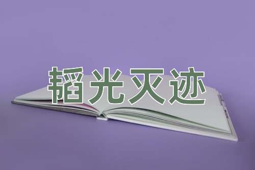 成语韬光灭迹