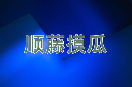 成语顺藤摸瓜