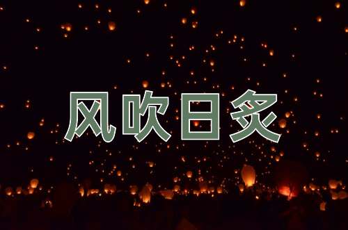 成语风吹日炙