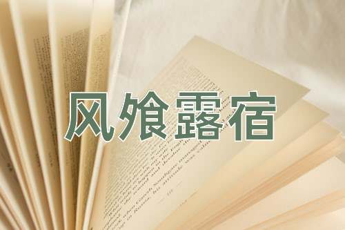 成语风飧露宿
