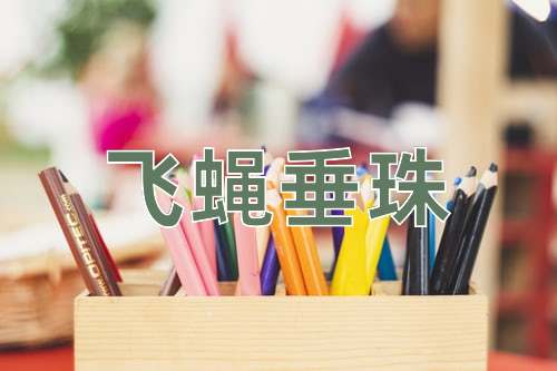 成语飞蝇垂珠