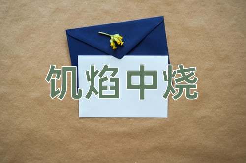 成语饥焰中烧