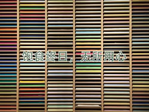 成语饱食终日，无所用心