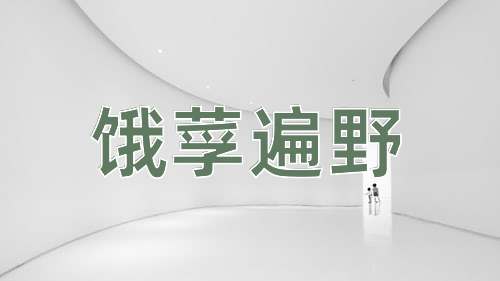 成语饿莩遍野