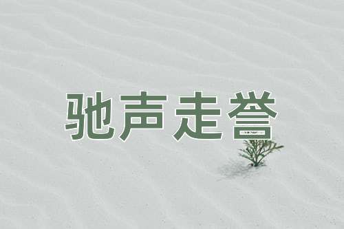 成语驰声走誉