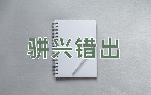 成语骈兴错出