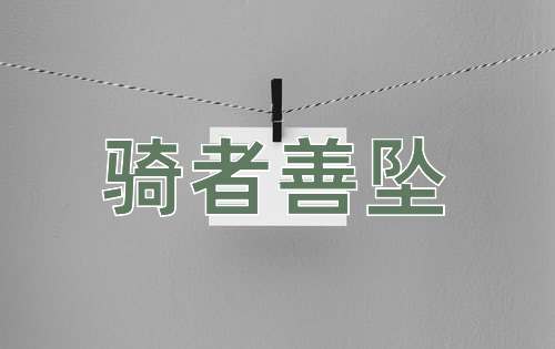 成语骑者善坠