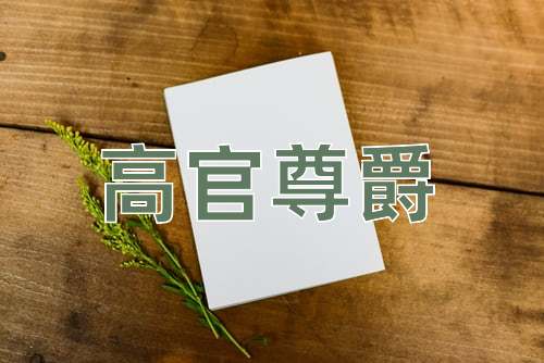 成语高官尊爵
