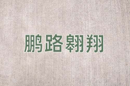 成语鹏路翱翔
