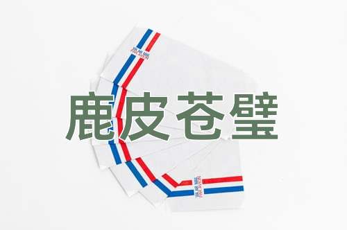 成语鹿皮苍璧