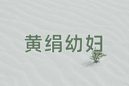 成语黄绢幼妇