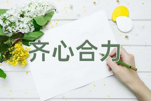 成语齐心合力