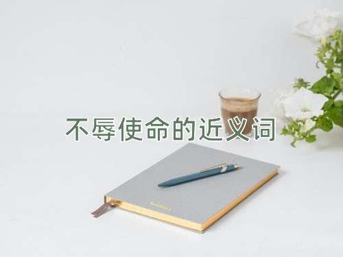 不辱使命的近义词