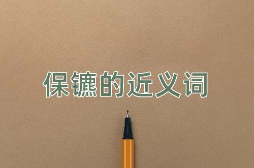 保镳的近义词