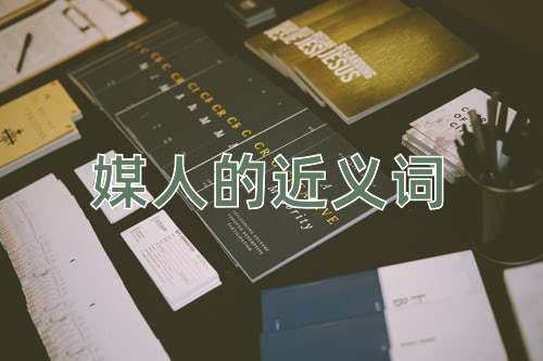 媒人的近义词