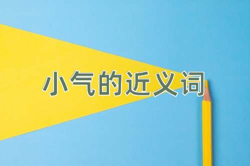 小气的近义词