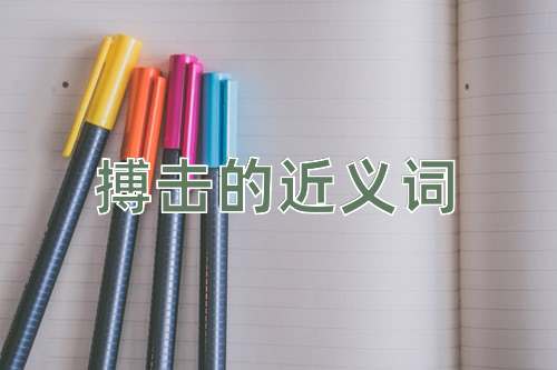 搏击的近义词