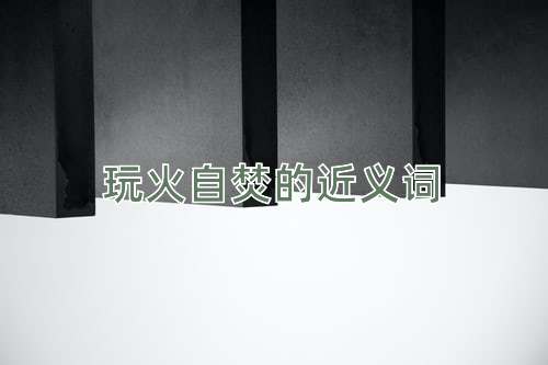 玩火自焚的近义词