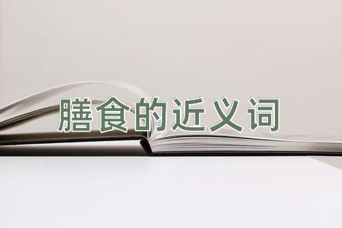 膳食的近义词