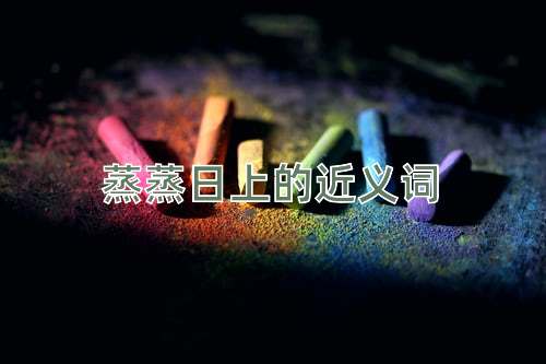 蒸蒸日上的近义词