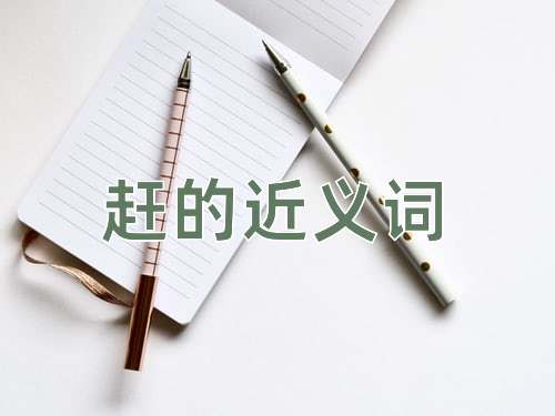赶的近义词