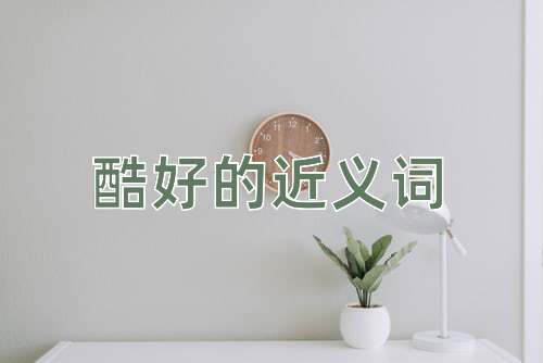 酷好的近义词