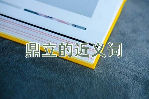 鼎立的近义词