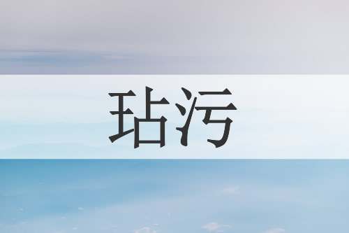 玷污
