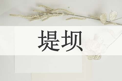 堤坝