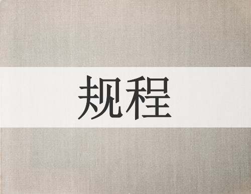 规程