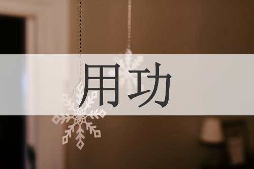 用功