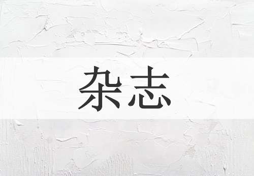 杂志