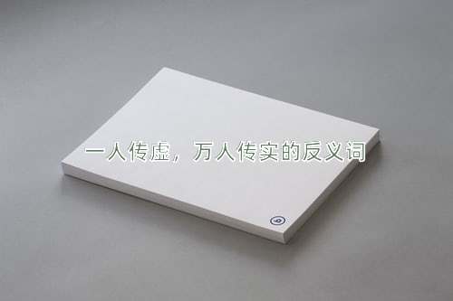 一人传虚，万人传实的反义词